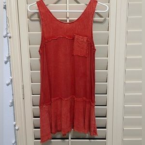 red Altar'd state tank blouse